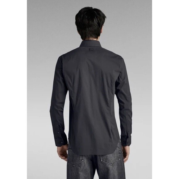 g star raw button down shirt Black Men M Long Sleeve @k1 - Picture 1 of 10